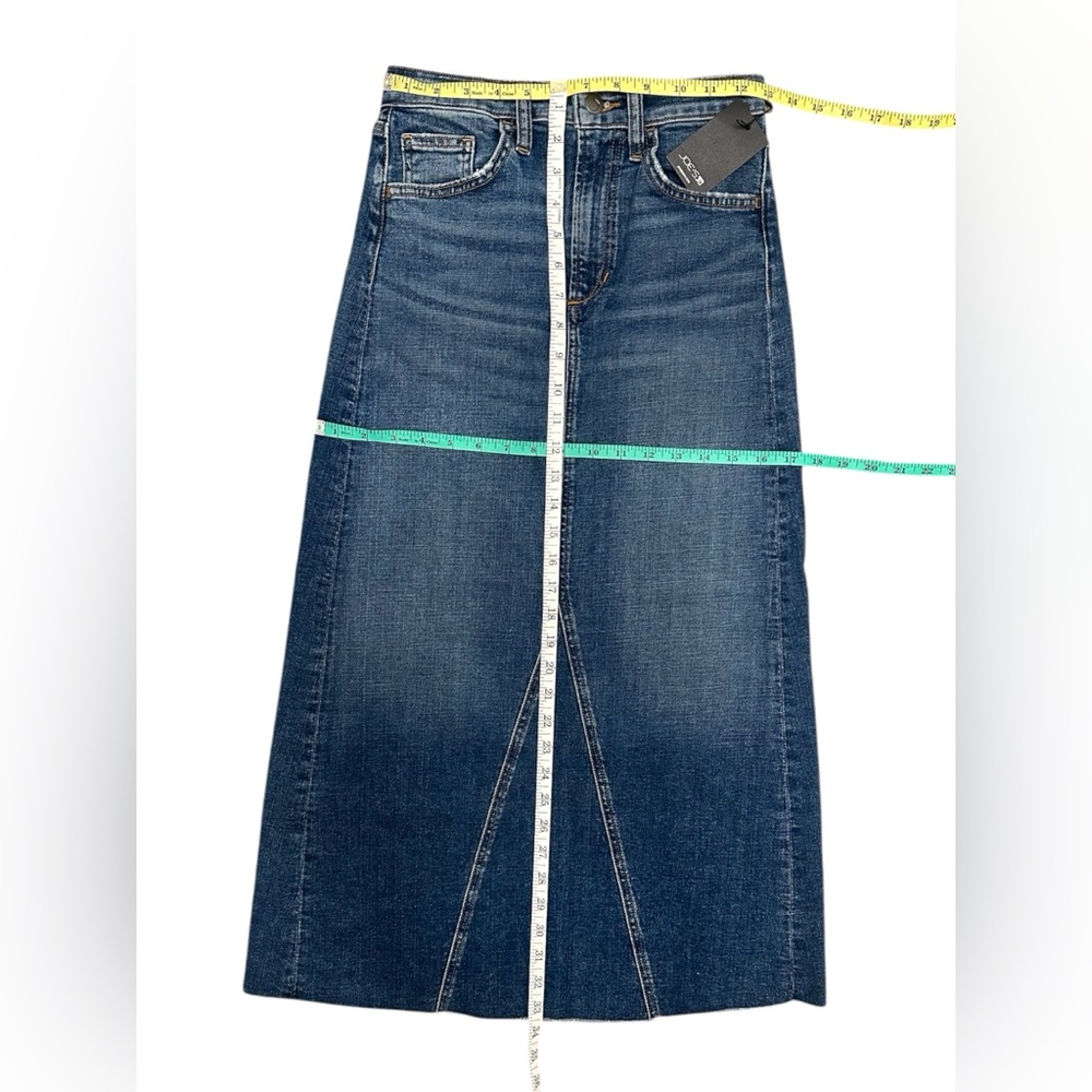 JOE’s Jeans Denim Maxi Skirt Blue Soraya Y2K Classic Women Size 25 $218 MSRP NWT - Picture 8 of 13
